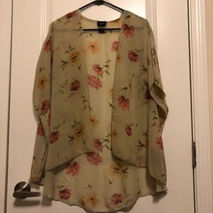 Floral Sheer Cardigan